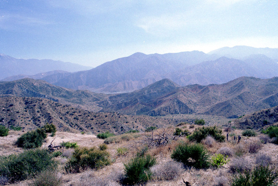 Hills near San Gregornio Pass