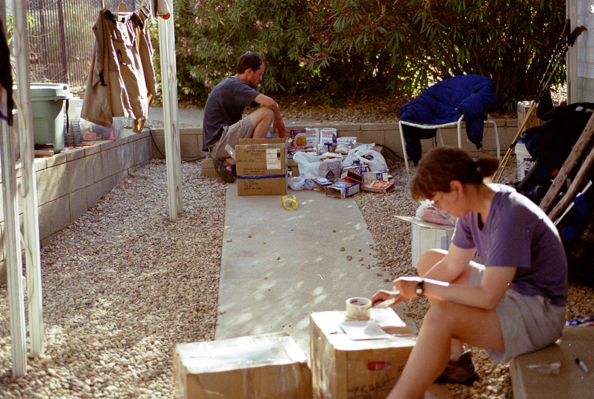 Some other hikers at Hiker Heaven in Agua Dulce.