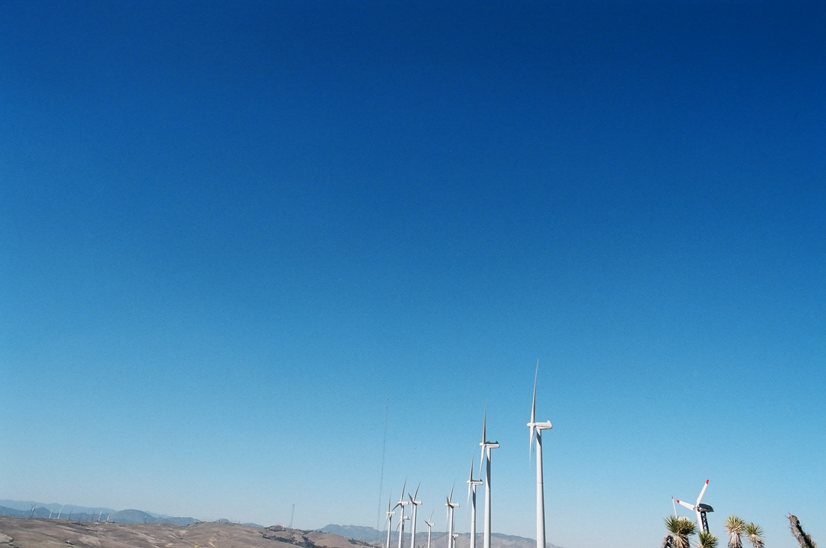 Windmills near Mojave California.