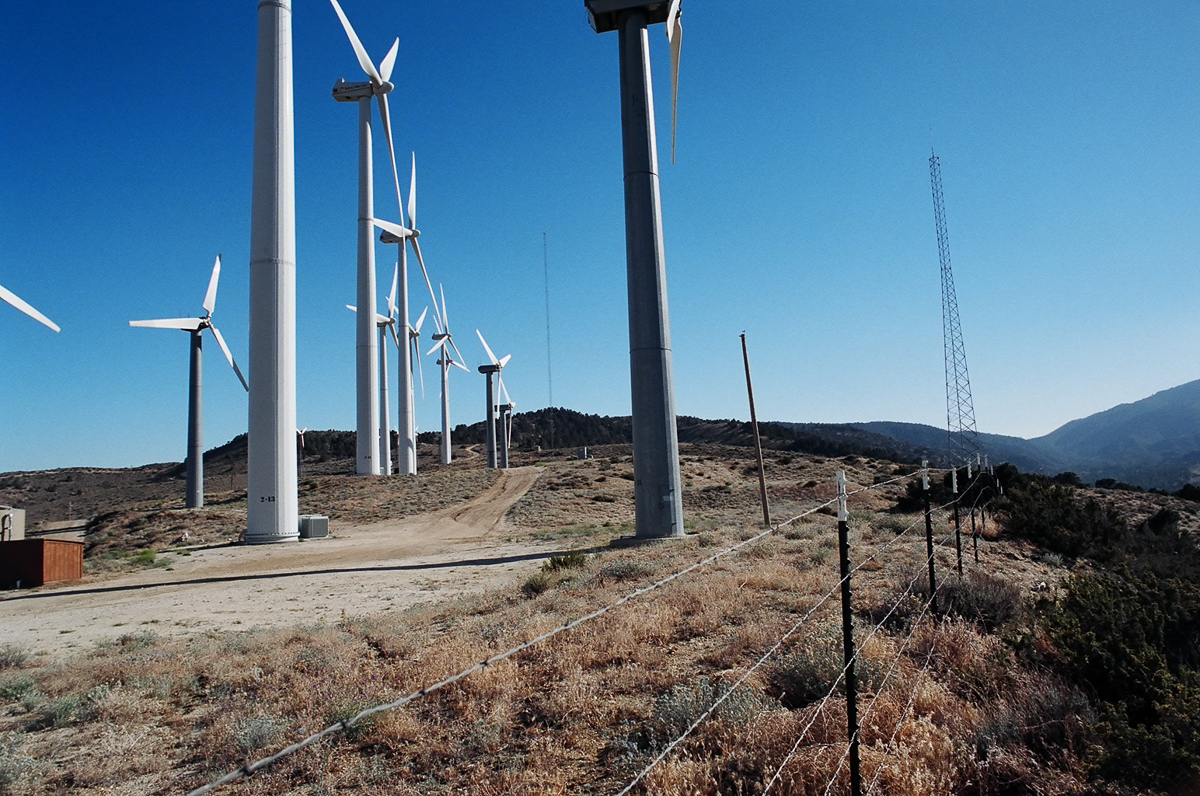 Windmills near Mojave California.