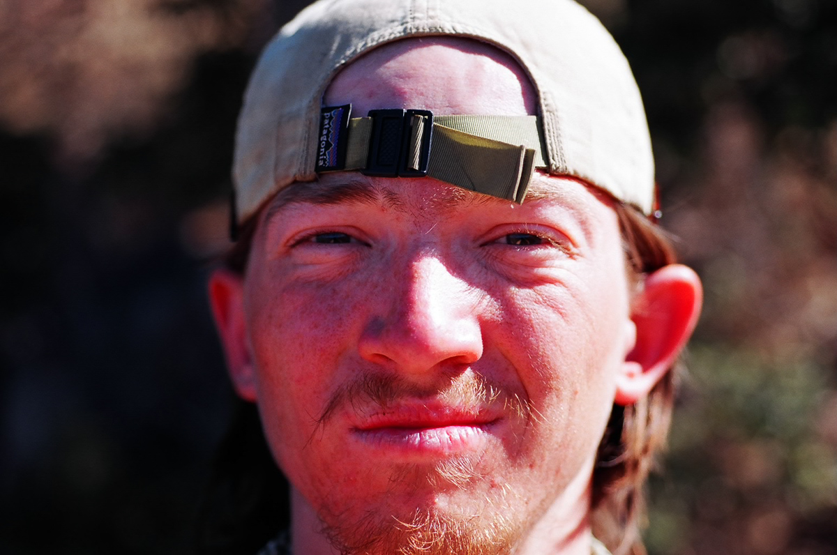 Self portrait with an odd squint.