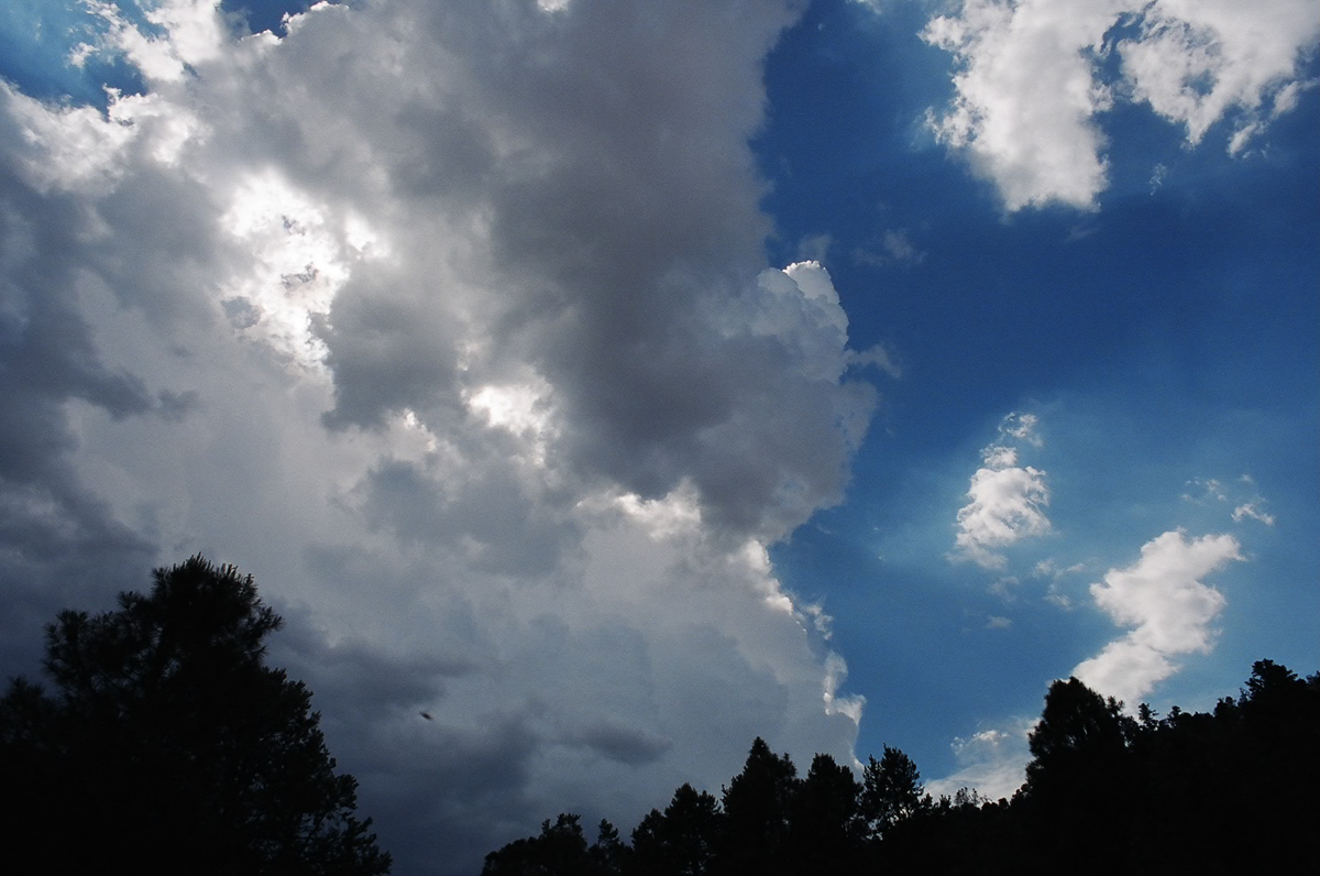 Clouds above Kennedy Meadows.