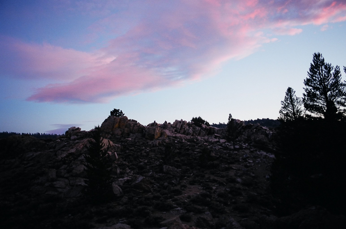 Sunset in Monache Meadows.