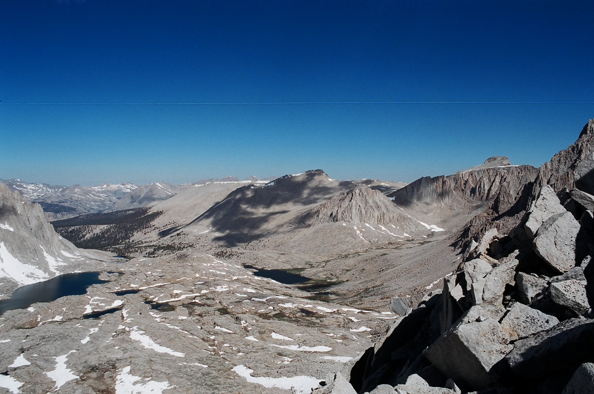 High in the Sierras.