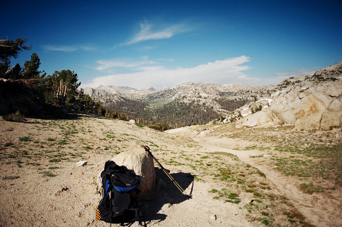 View down the trail.