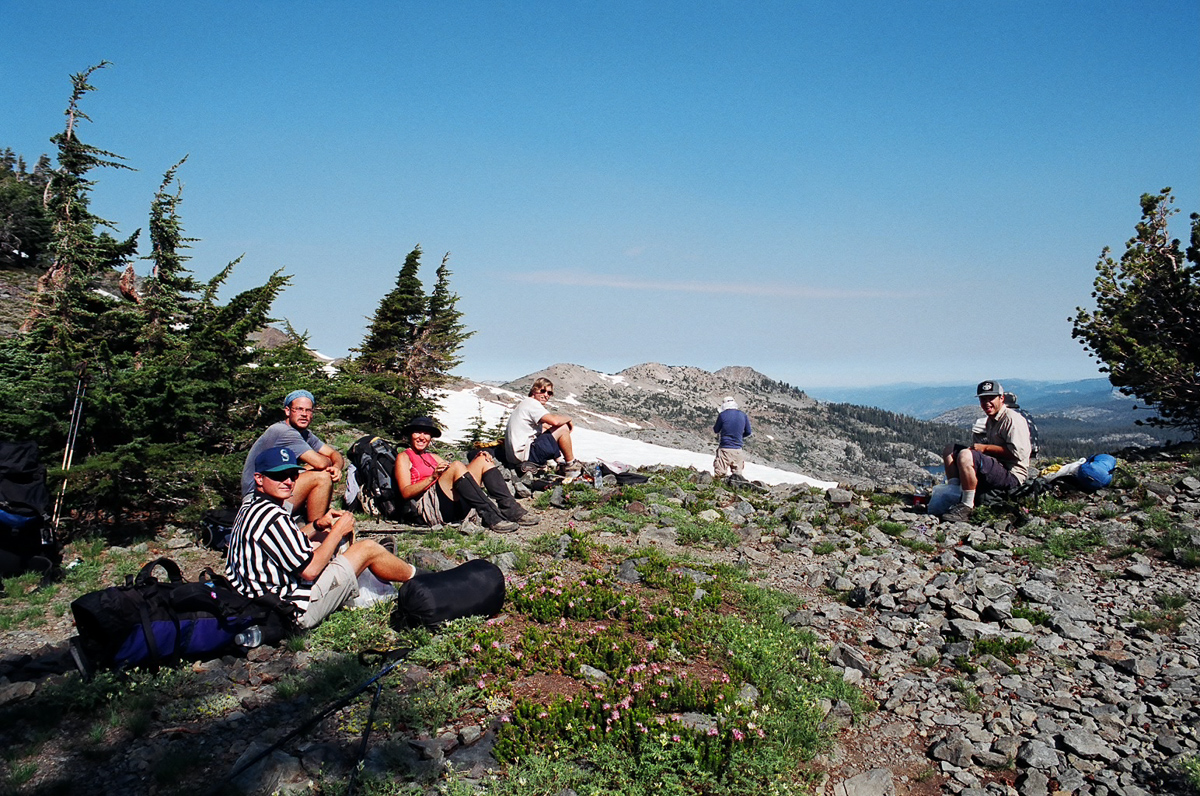 Haning out in the mountains.