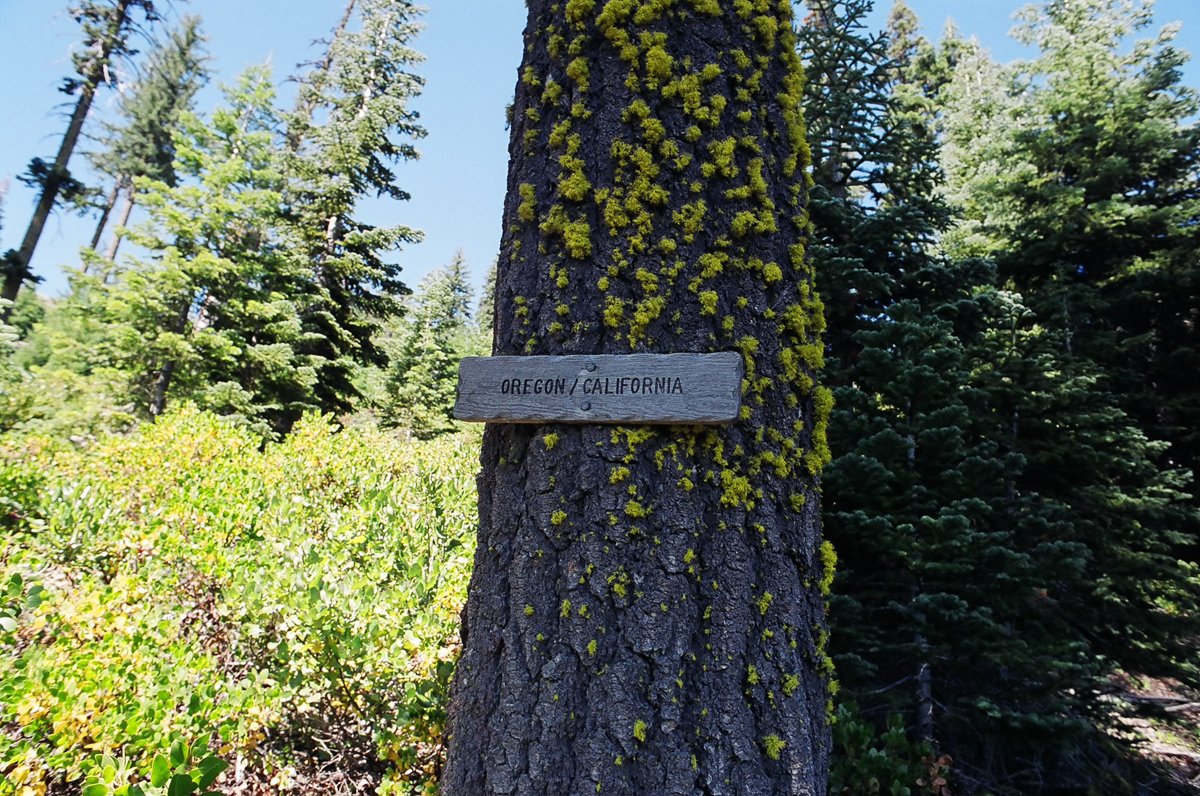 And here it is, out of California and into Oregon.