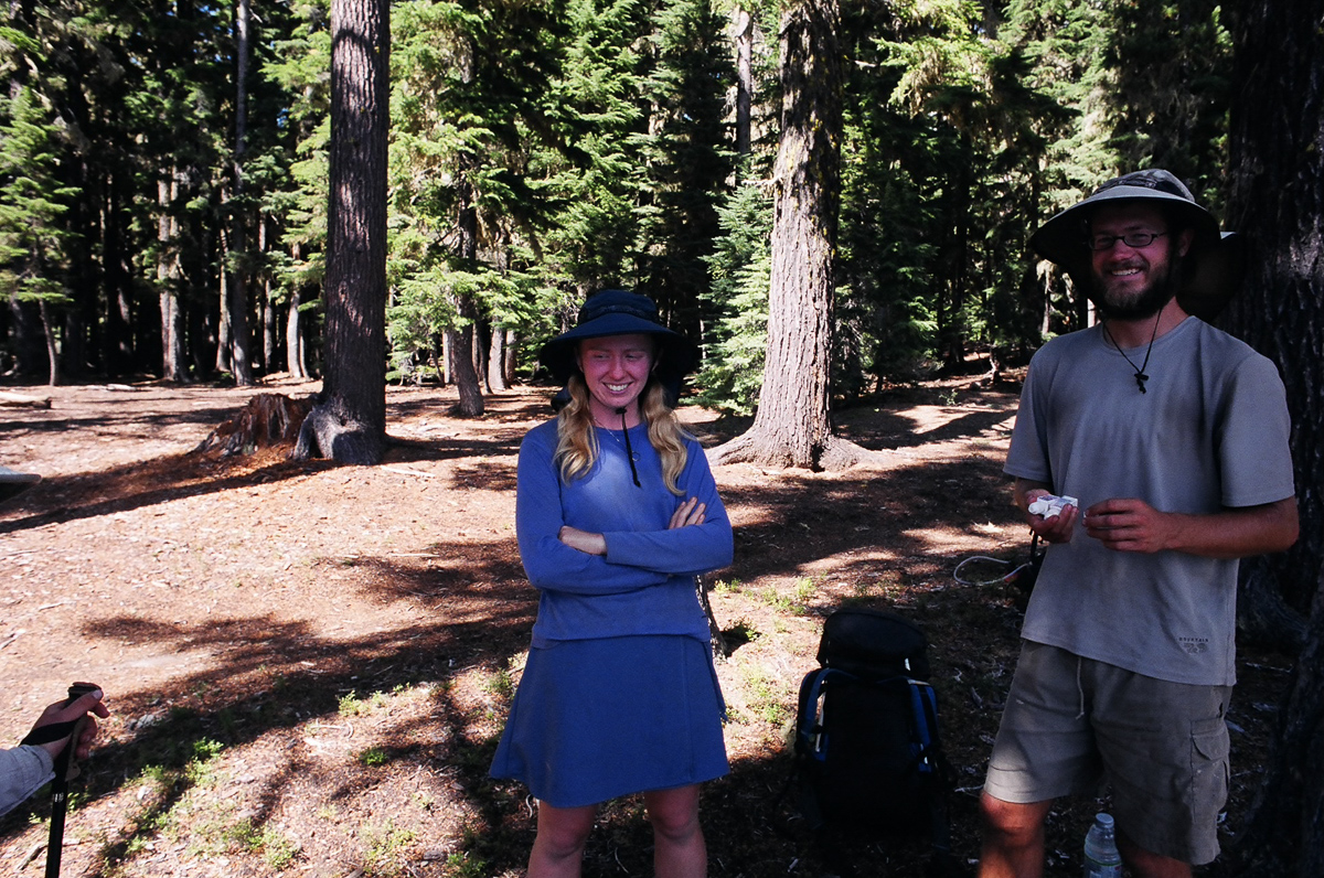 Some fellow thru-hikers that I walked with for a while in Oregon.