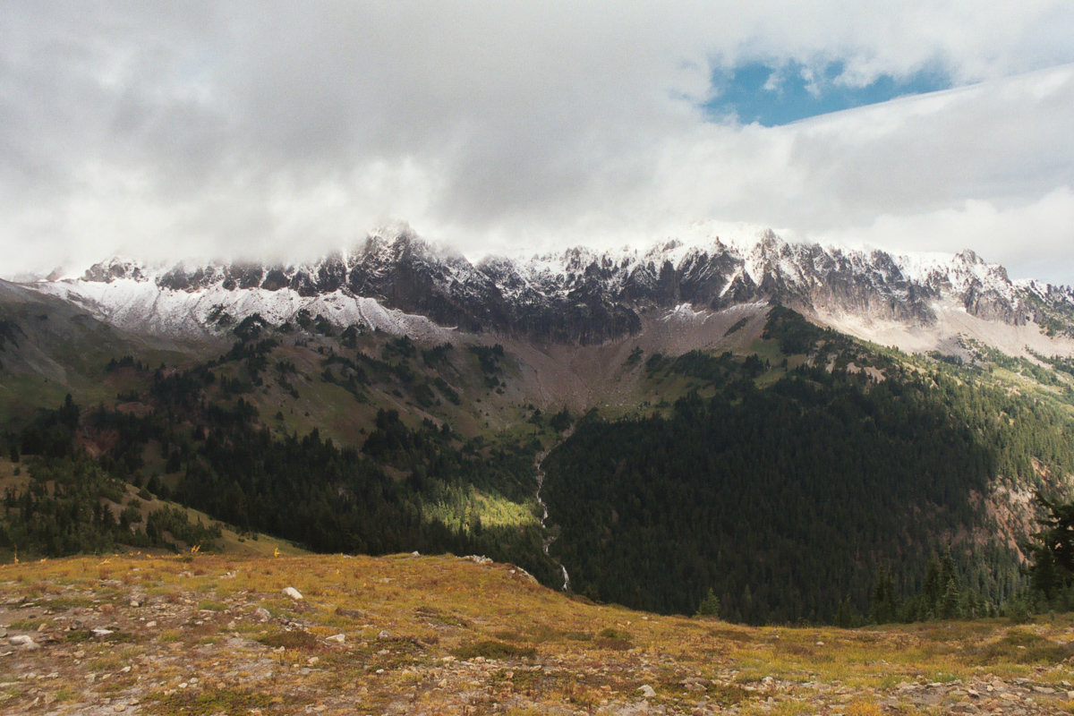 Mid September snow in the Goat Rocks Wilderness, Washington.